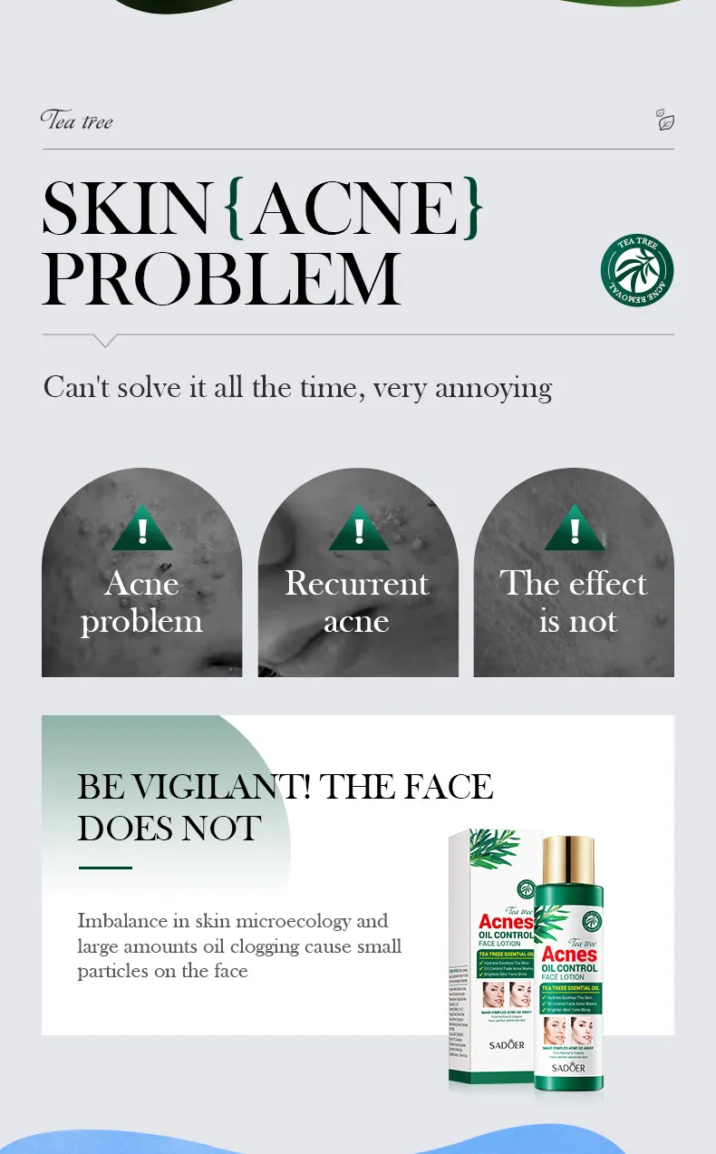 SADOER Tea Tree Skincare 5-Piece Cleansing and Hydrating Set 17 tea tree skincare set SPU717188548322 4542