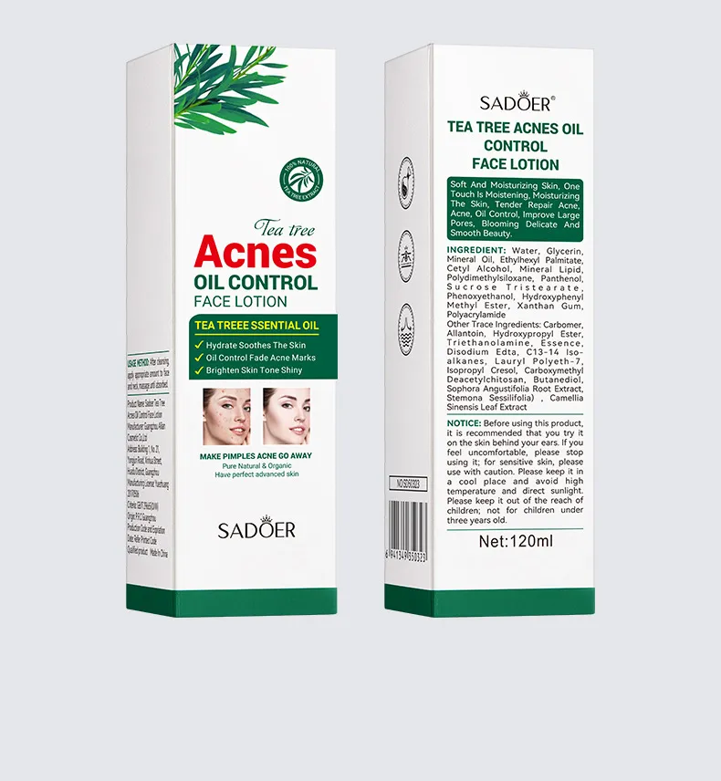 SADOER Tea Tree Skincare 5-Piece Cleansing and Hydrating Set 24 tea tree skincare set SPU717188548322 4549