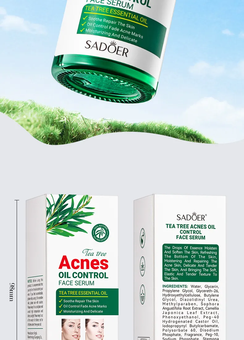SADOER Tea Tree Skincare 5-Piece Cleansing and Hydrating Set 39 tea tree skincare set SPU717188548322 4564