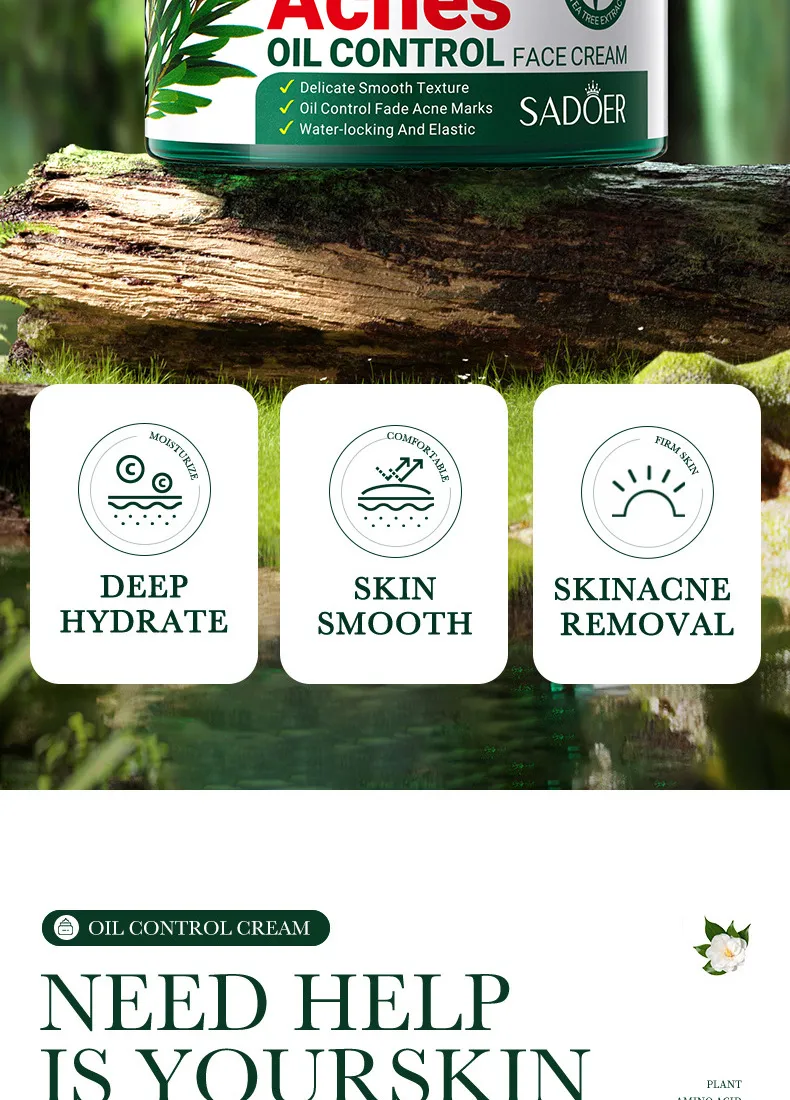 SADOER Tea Tree Skincare 5-Piece Cleansing and Hydrating Set 43 tea tree skincare set SPU717188548322 4568