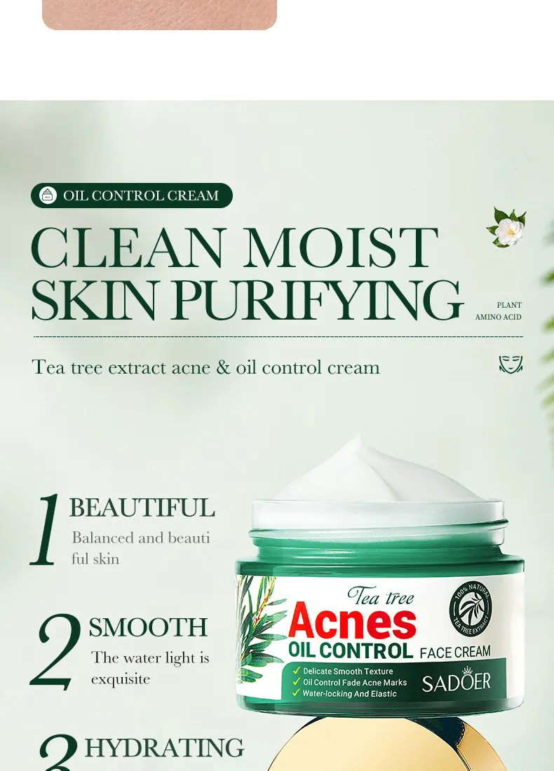 SADOER Tea Tree Skincare 5-Piece Cleansing and Hydrating Set 45 tea tree skincare set SPU717188548322 4570