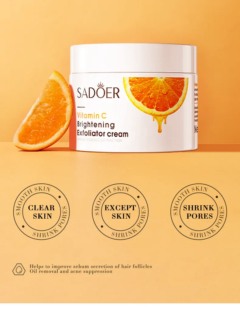 Vitamin C Gel Scrub for Deep Cleansing and Exfoliating - SADOER 5 vitamin c gel scrub SPU695545625183 2611