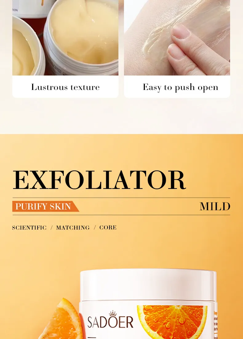 Vitamin C Gel Scrub for Deep Cleansing and Exfoliating - SADOER 10 vitamin c gel scrub SPU695545625183 2616