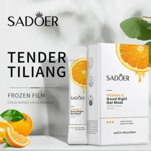 Vitamin C Aloe Overnight Mask for No-Rinse Hydration - SADOER