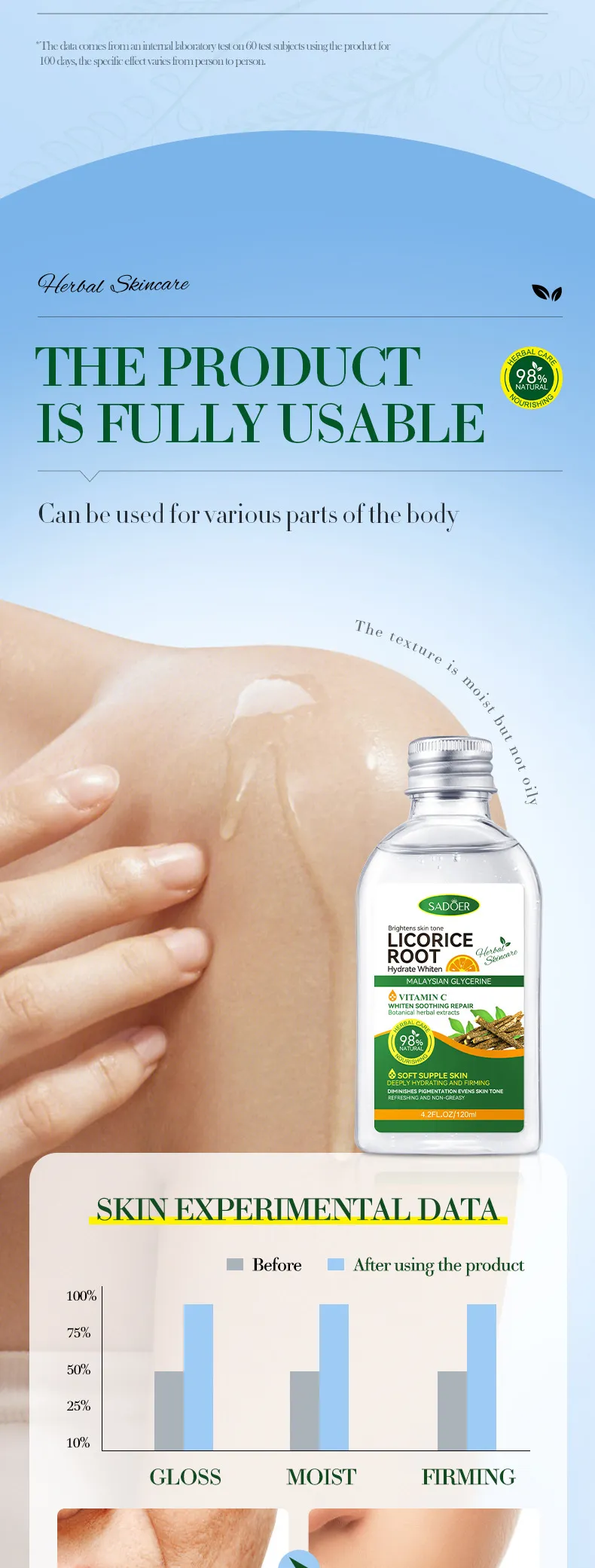 Whitening Malaysian Glycerin Licorice Brightening Oil - SADOER 5 whitening brightening oil SPU793477282800 9541