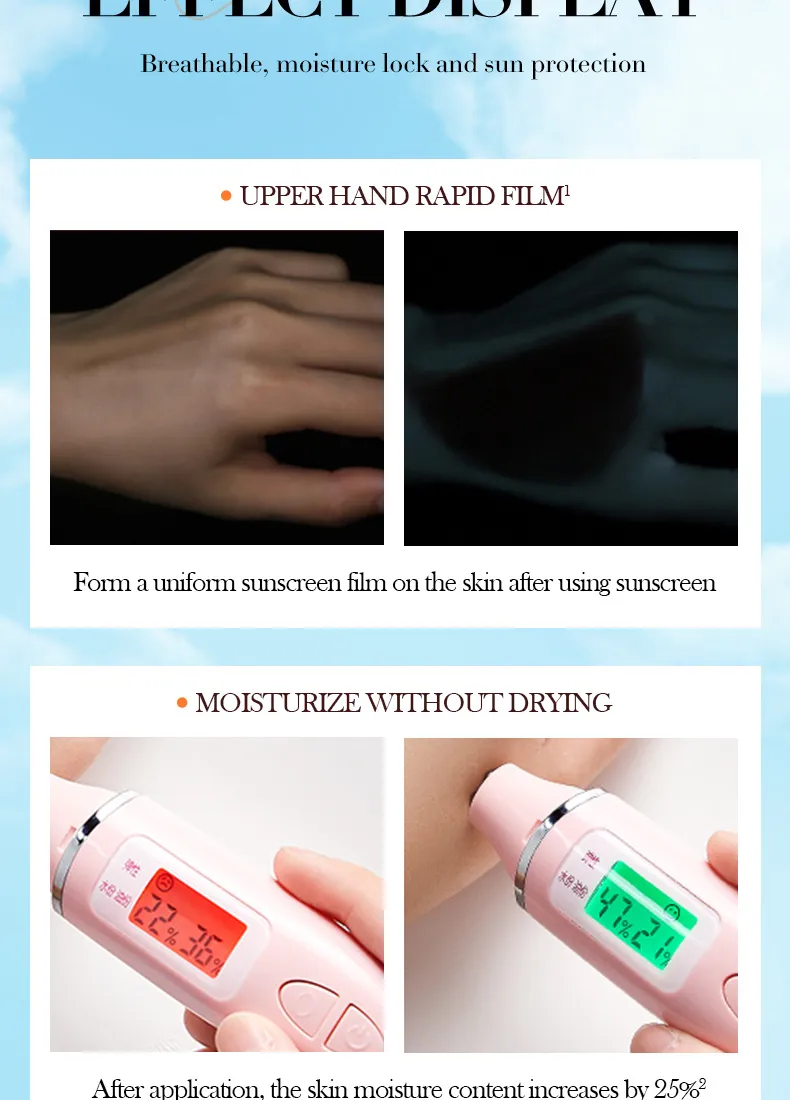 Sunscreen Whitening Serum 50ml Non-Greasy - SADOER 17 whitening sunscreen serum SPU770902330208 8227