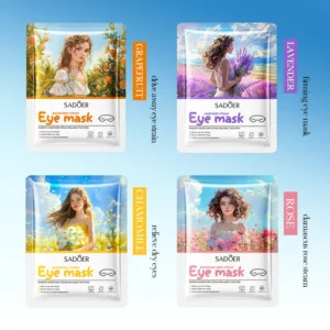 SADOER Yuzu Rose Steam Eye Mask for Hydrating & Relieving Dry Eyes